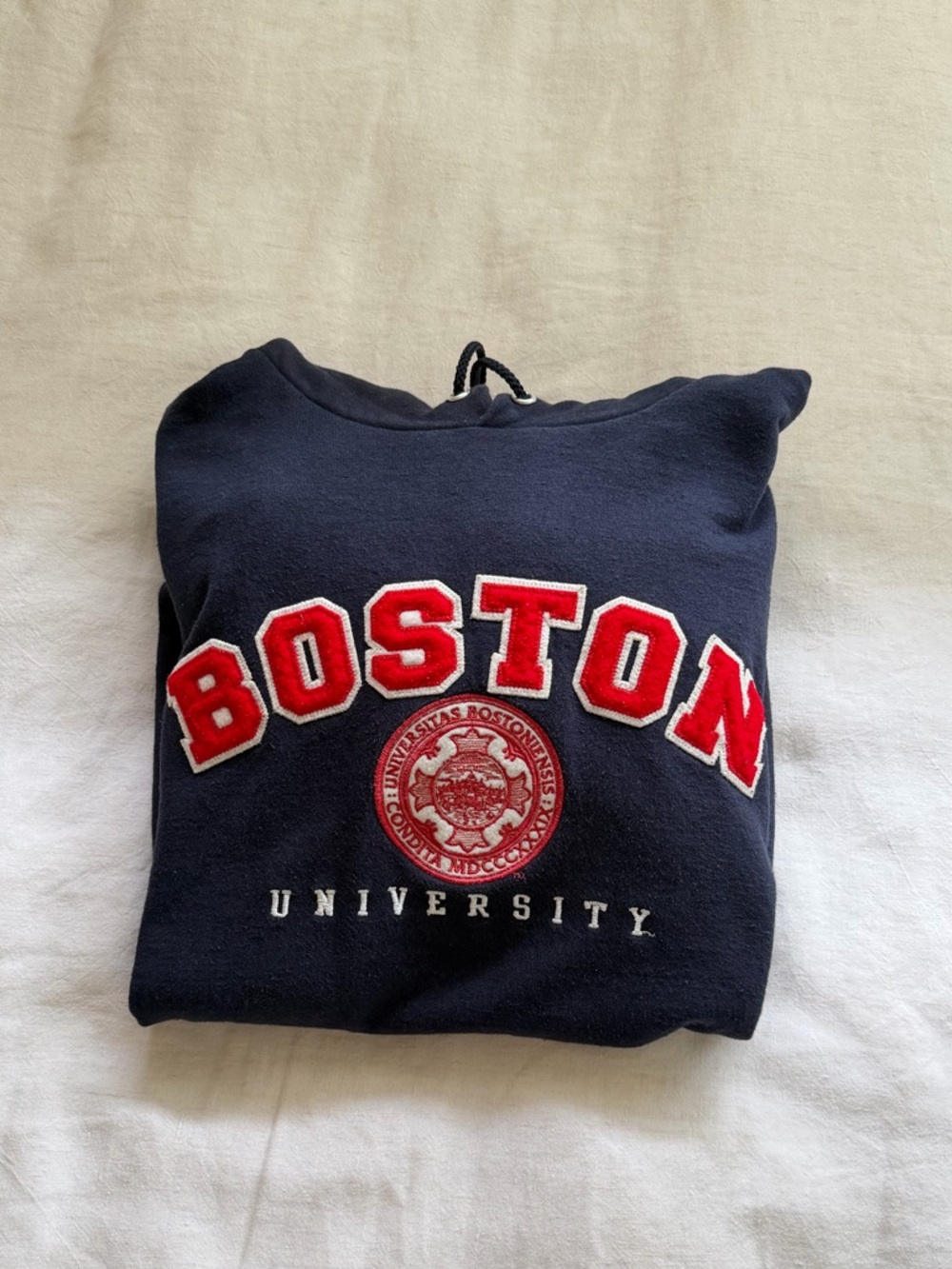 Champion Boston University Hoodie Sweatshirt